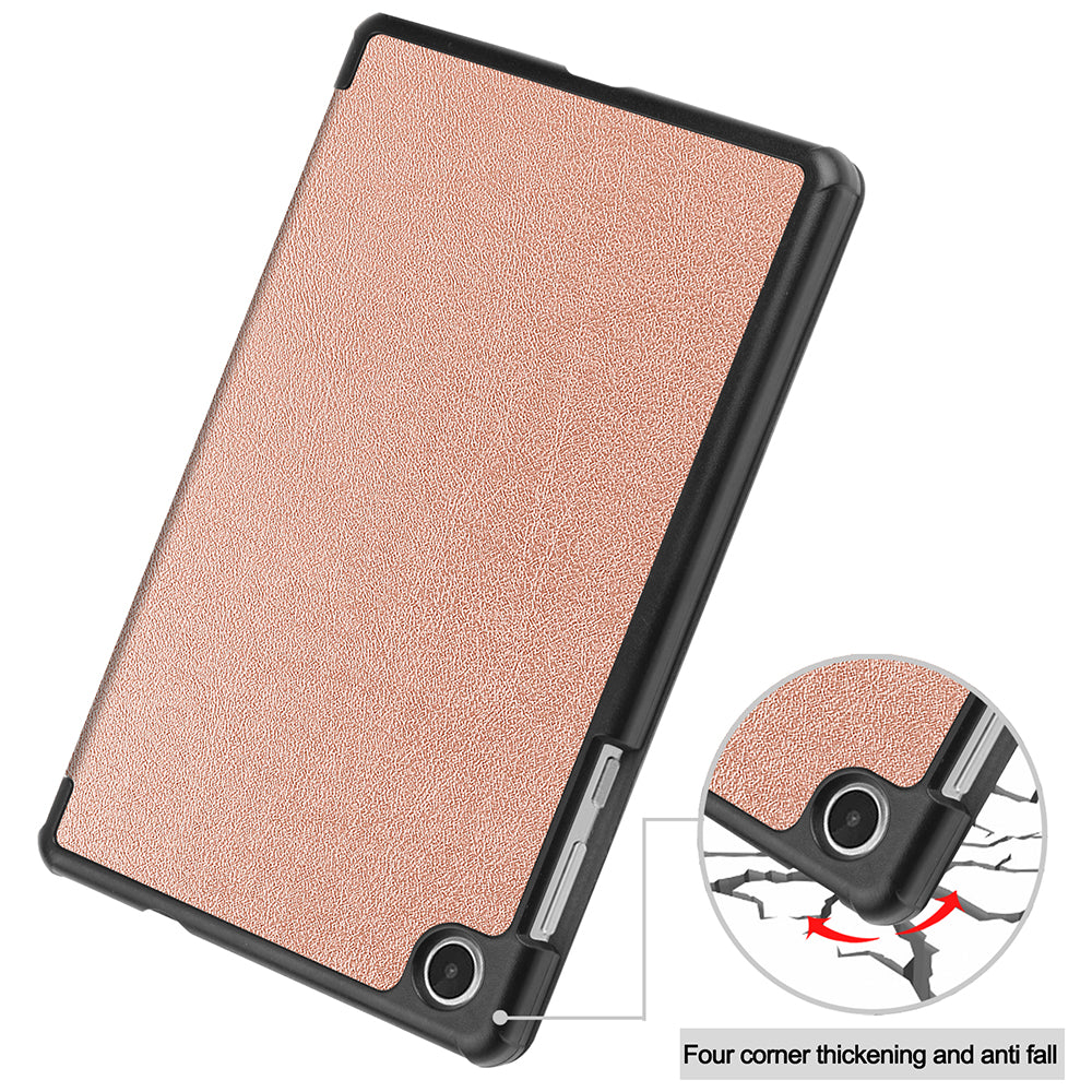 PU Leather Tablet Case for Lenovo Tab M8 Gen 4 Tri-fold Stand Protective Tablet Cover PU Leather Tablet Case for Lenovo Tab M8 Gen 4 Tri-fold Stand Protective Tablet Cover